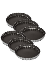 TEFLON ALTI ÇIKAN TART SET 10 CM 6 LI